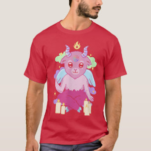 Pastel Goth Creepy Kawaii Cute Creepy Baphomet T-Shirt