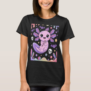 Pastel Goth Cute Creepy Axolotl Gothic Kawaii Menh T-Shirt