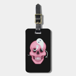 Pastel Goth Cute Skull Funny Gothic Luggage Tag