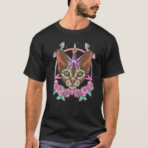 Pastel Goth Devon Rex Pagan Creepy Menhera Devon R T-Shirt