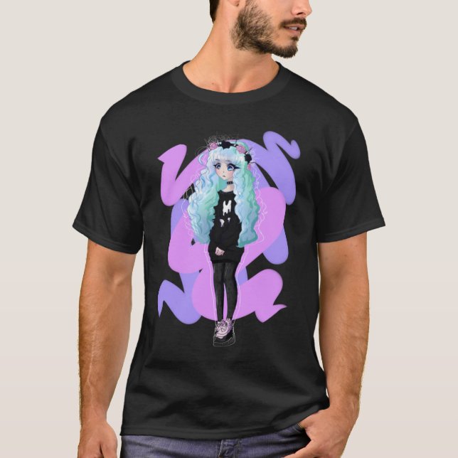 Pastel Goth Girl T-Shirt (Front)