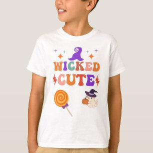 Pastel Goth Halloween Wicked Cute Kids Shirt