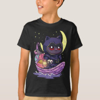 Pastel Goth Kawaii Anime Ferryman Cat With Yarn Cr