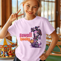 Pastel Goth Kawaii Spooky Anime Girl Halloween