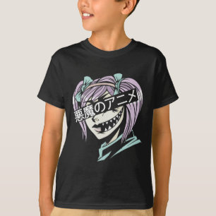 Pastel Goth Manga Aesthetic Girl Creepy Anime T-Shirt