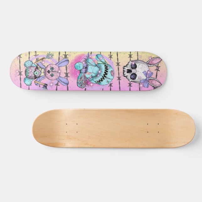 Pastel Goth Nightmare Skateboard (Horz)