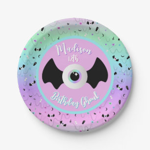 Pastel Goth Paper Plate