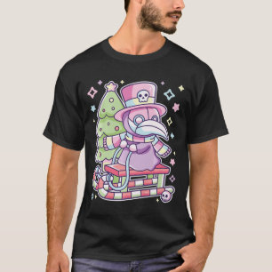 Pastel Goth Plague Doctor Christmas Halloween Meet T-Shirt