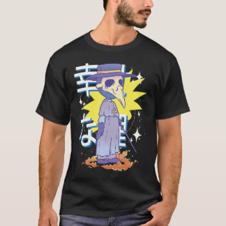 Pastel Goth Plague Doctor Creepy Wiccan Aesthetic  T-Shirt