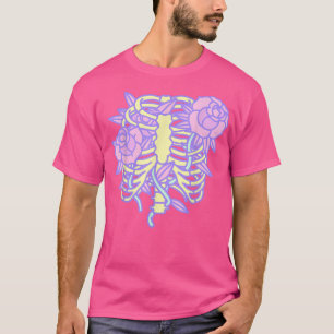 Pastel Goth Rib Cage Creepy Cute Soft Grunge Kawai T-Shirt