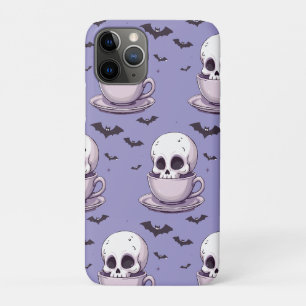 Pastel Goth Skull in Teacup iPhone 11 Pro Case