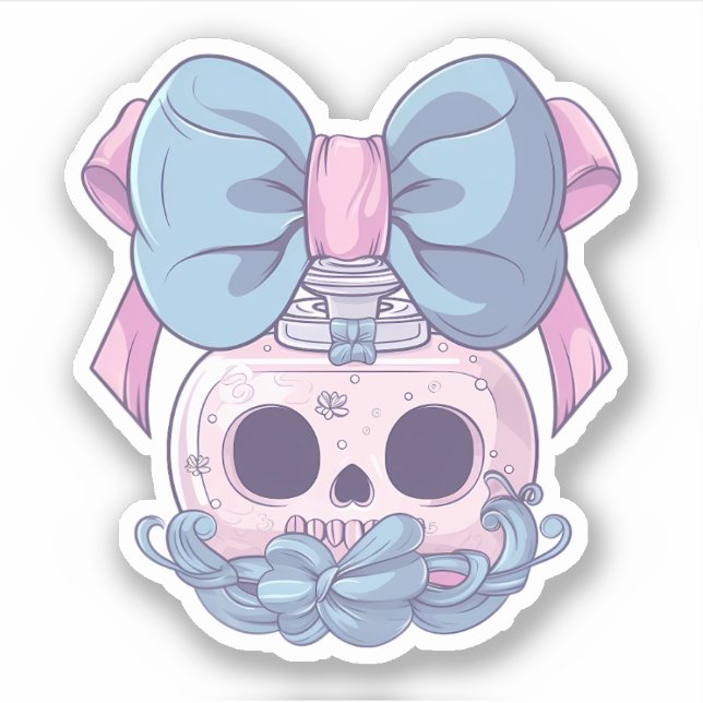 Pastel Goth Skull Perfume (Front)
