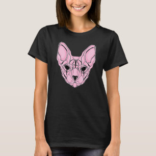 Pastel Goth Sphynx Cat T-Shirt