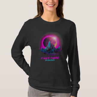 Pastel Goth Vaporwave Total Solar Eclipse 2024 I W T-Shirt