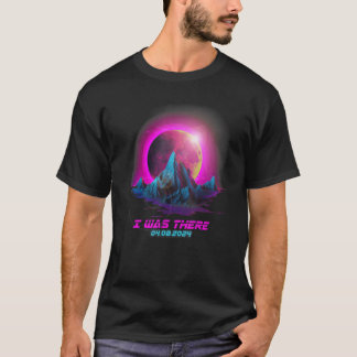 Pastel Goth Vaporwave Total Solar Eclipse 2024 I W T-Shirt
