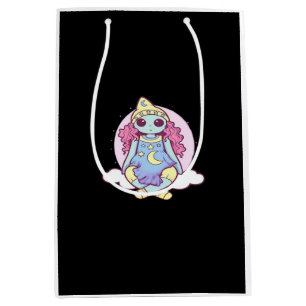 Pastel Goth Whimsigoth Clown Ragdoll Medium Gift Bag