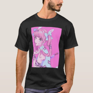 Pastel Goth Yami Kawaii Menhera Pink Aesthetic Ani T-Shirt