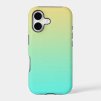 Pastel Gradient Background Turquoise Yellow