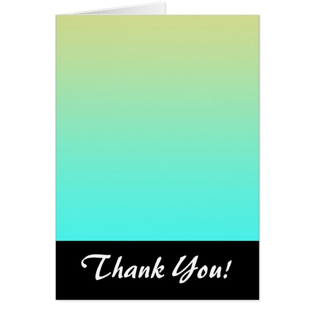 Pastel Gradient Background Turquoise Yellow (Front)