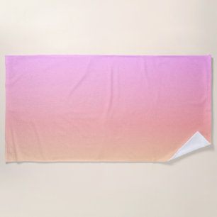 Pastel Gradient Beach Towel