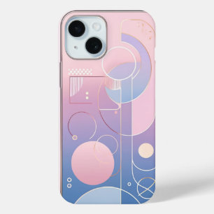 Pastel Gradient Geometric iPhone 15 Case