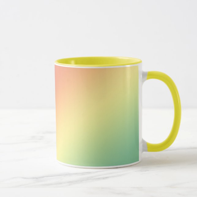 Pastel Gradient Yellow Mug (Right)