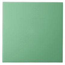 Pastel Grass Green Ceramic Tile.