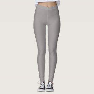 Pastel Grayish Purple Solid Colour Pairs Birch Roo Leggings