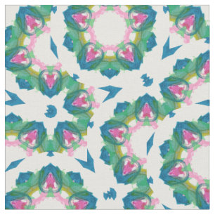Pastel Green and Pink  Fabric