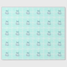 Pastel green baby in bloom monogram baby shower te
