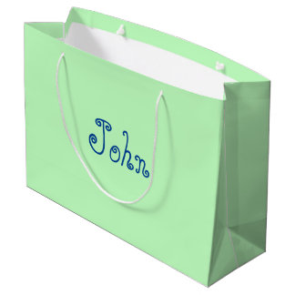 Pastel Green Colour Baby Shower Gift Bag