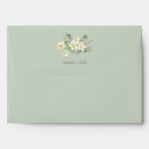 Pastel green floral 