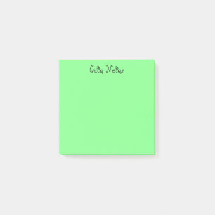Pastel Green Forest Post-it Notes