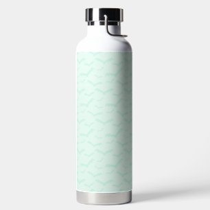 PASTEL GREEN HALLOWEEN BATS WATER BOTTLE
