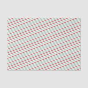Pastel Green Red Pink Merry Christmas Holiday Gift Tissue Paper