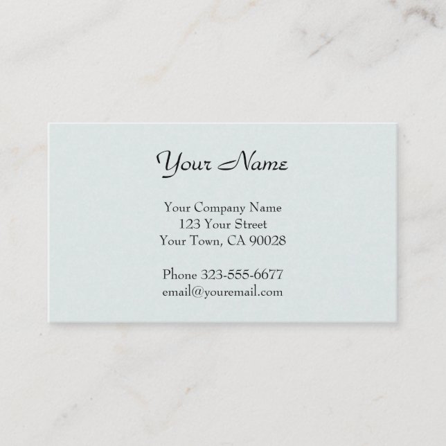 Pastel Green texture Business Card (Front)