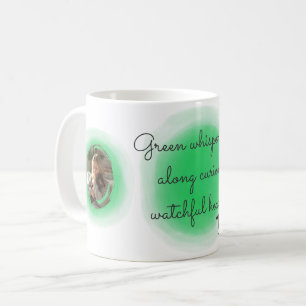 Pastel Green Watercolor Dachshund Personalised  Coffee Mug