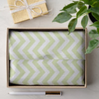 Pastel Green & White Chevron Wedding Birthday