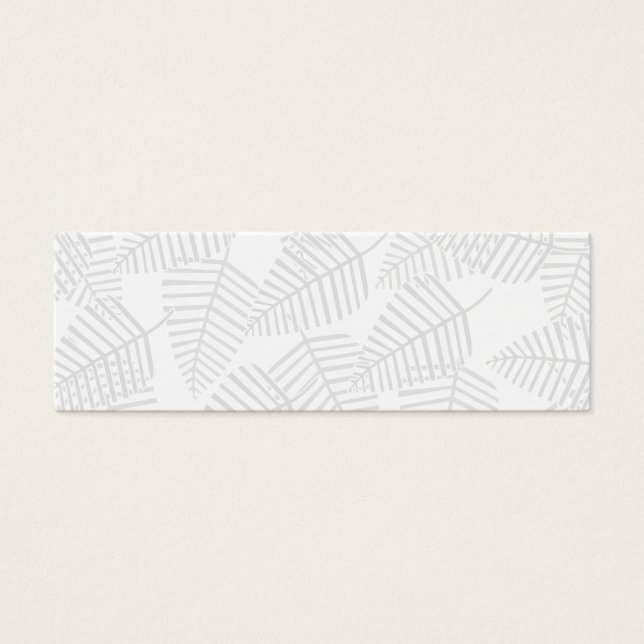 Pastel Grey Leaves. (Front)