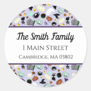 Pastel Halloween Classic Round Sticker