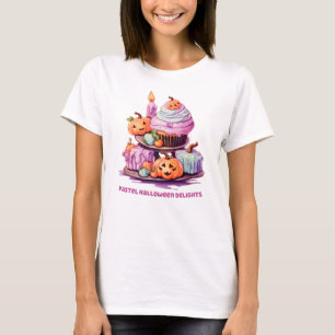 Pastel Halloween Delights – Enchanting Pastel Cake T-Shirt