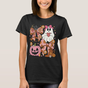 Pastel Halloween Ghost and Bows T-Shirt