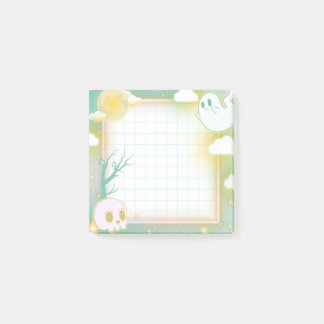 Pastel Halloween Ghost Post-it Notes