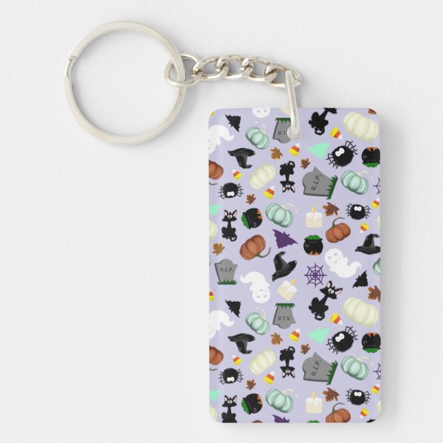 Pastel Halloween Key Ring (Front)