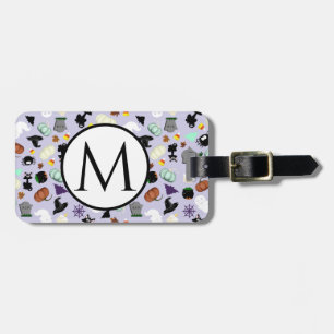 Pastel Halloween Monogrammed Luggage Tag