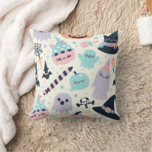 Pastel Halloween Spooky Pattern