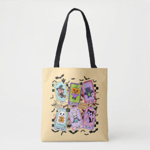 Pastel Halloween Tarot Cards Kawaii Ghost Style Tote Bag