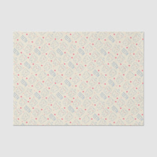 Pastel Happy Teeth Pattern Tissue Paper
