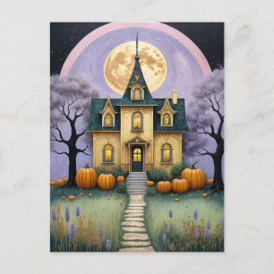 Pastel Haunt Holiday Postcard