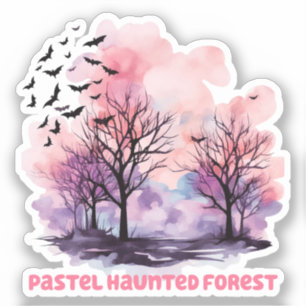 Pastel Haunted Forest – Spooky-Cute Pastel Purple